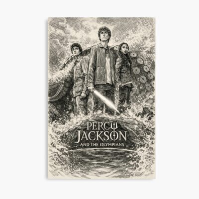 Percy Jackson And The Olympians Black Poster