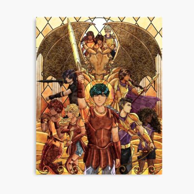 Percy Jackson Stained Glass Poster
