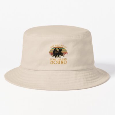 Vintage Percy Jackson Camp Half Blood Long Island Sound Sunset Bucket Hat