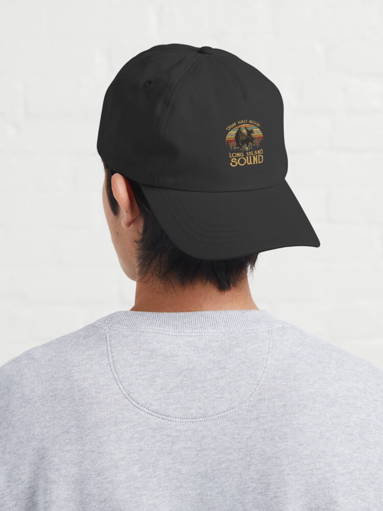 Vintage Percy Jackson Camp Half Blood Long Island Sound Sunset Cap - Image 3