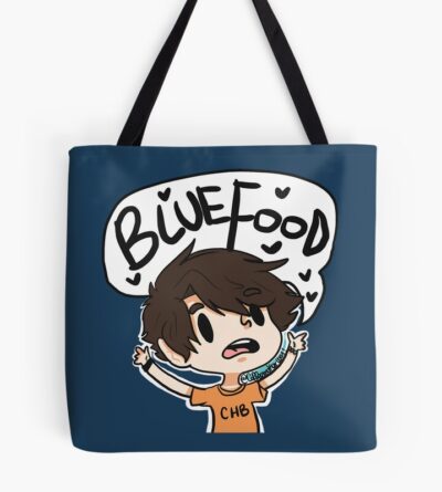 Blue Food Tote Bag