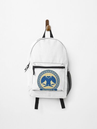 Percy Jackson Athena Cabin Nameplate Backpack