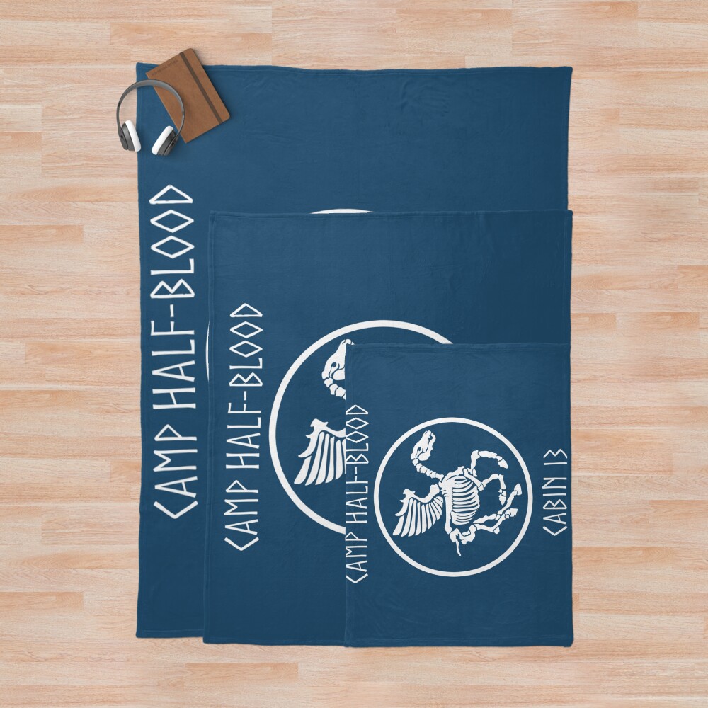 Camp Half Blood Cabin Thirteen Throw Blanket - Image 3