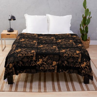 Camp Half Blood Percy Jackson Throw Blanket