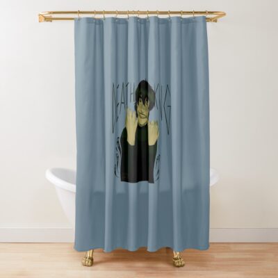 Di Angelo Death King Print Shower Curtain