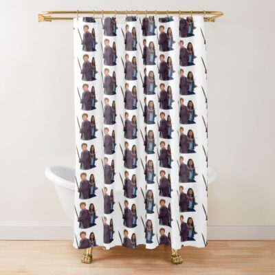 Percy Jackson And Annabeth Chase Shower Curtain