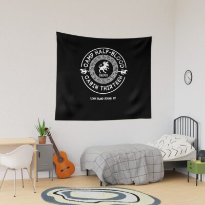 Percy Jackson Camp Half Blood Cabin Thirteen Hades Tapestry