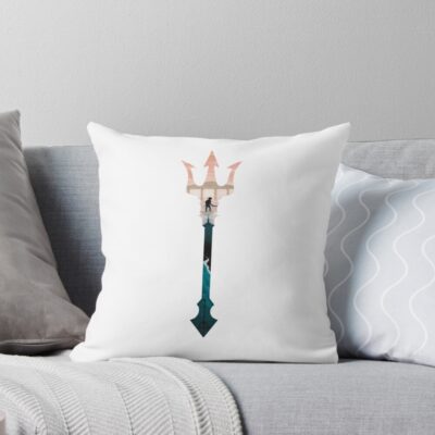 Percy Jackson Trident Throw Pillow