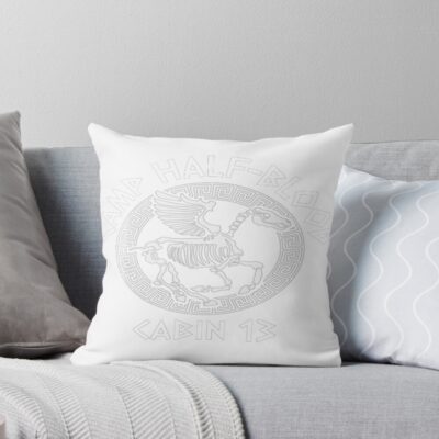 Cabin 13 Camp Half Blood Throw Pillow