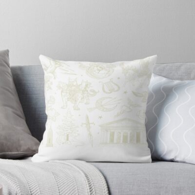Camp Half Blood Retro Throw Pillow